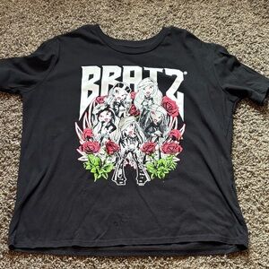 Bratz Black Graphic Short Sleeve Tee